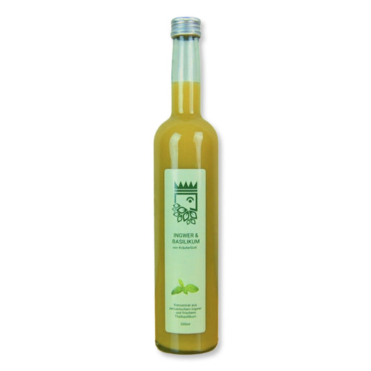 Ingwerkonzentrat mit Basilikum 500ml